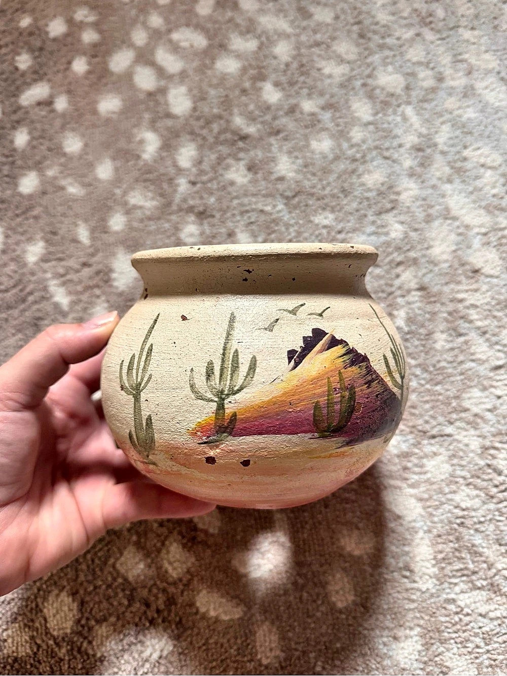 Southwestern Painted Ceramic Vase